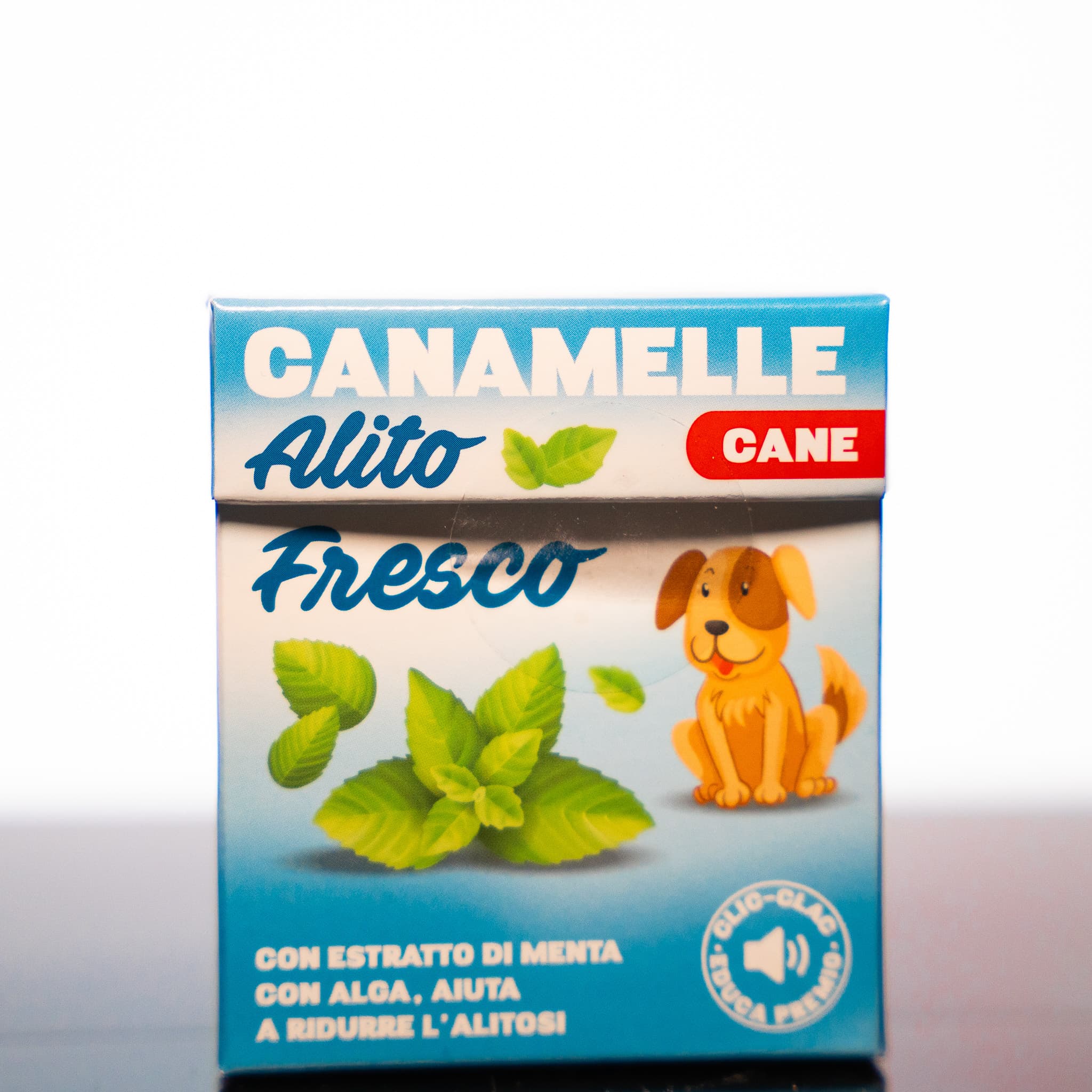 Canamelle Alito Fresco per Cani 35g – Snack Naturale alla Menta