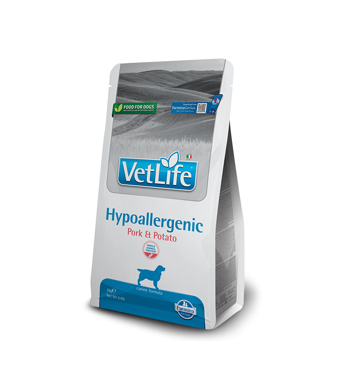 Farmina Vet Life Hypoallergenic Cane – Maiale e Patate 2kg