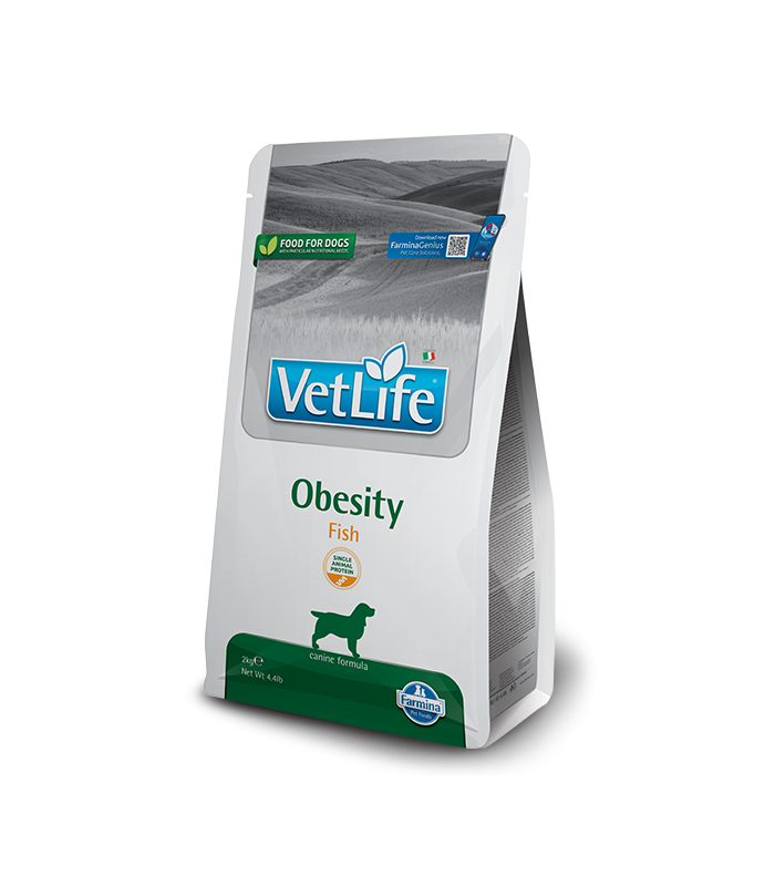 Crocchette Farmina Vet Life Obesity Cane – Pesce 2kg