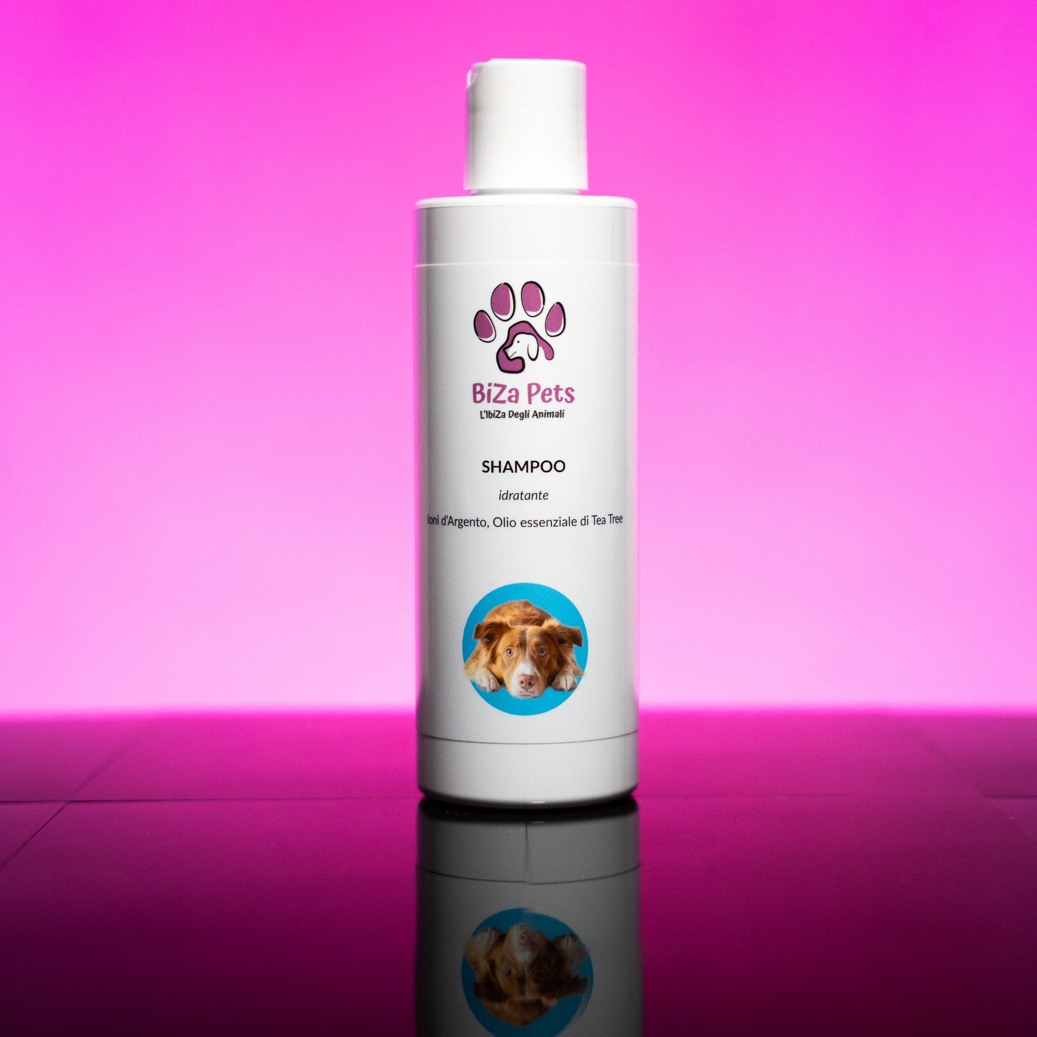 Shampoo Idratante per Cani – BiZa Pets con Tea Tree e Tè Verde 200 ml